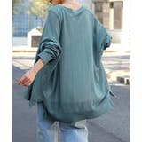 アースブルー | カーディガン ニット シアー | HUG.U