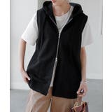 ブラック | ベスト スウェット パーカー | HUG.U