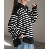 ブラックベース | トップス ロンT 襟付き | HUG.U