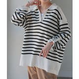 ホワイトベース | トップス ロンT 襟付き | HUG.U