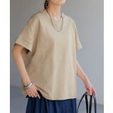 ライトベージュ | Tシャツ レディース トップス | HUG.U