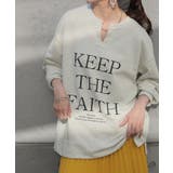 オートミール | スウェット キーネック ロゴ | HUG.U