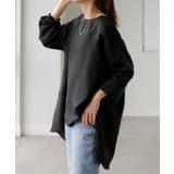 ブラック | シャツ シアー シフォン | HUG.U