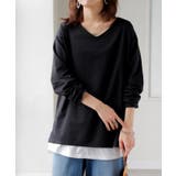 ブラック | ロンT 選べる ネック | HUG.U