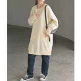 クリーム | ニット スポンジニット チュニック | HUG.U