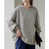 メランジグレー | スウェット チュニック 綿100 | HUG.U