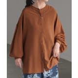 ベイクドキャロット | ブラウス ぽわん袖 ノーカラー | HUG.U