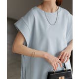 スカイブルー | Tシャツ ボックス袖 レディース | HUG.U
