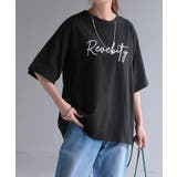 ブラック | Tシャツ ロゴ レディース | HUG.U
