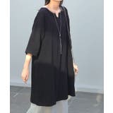 ブラック | ブラウス チュニック シャツ | HUG.U