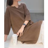 ブラウン | ブラウス チュニック シャツ | HUG.U