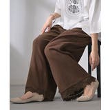 ブラウン | パンツ ワイド 選べる | HUG.U