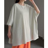 ライトグレー | Tシャツ ワッフル ドルマン | HUG.U