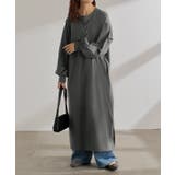 グレー | ワンピース ロング ナイロン | HUG.U