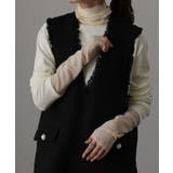 クリームアイボリー | トップス ベロア シアー | HUG.U