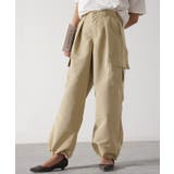 ベージュ | パンツ きれいめ 裾2way | HUG.U