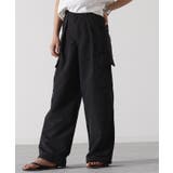 ブラック | パンツ きれいめ 裾2way | HUG.U