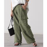 カーキ | パンツ きれいめ 裾2way | HUG.U