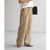 ベージュ | パンツ 裾2way カーゴパンツ | HUG.U