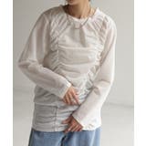 ホワイト | トップス シアーインナー レイヤード | HUG.U