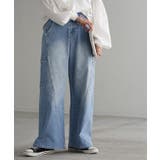 ユーズドブルー | パンツ デニム フレアパンツ | HUG.U