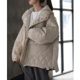 アイボリー | ジャケット キルティング コート | HUG.U