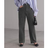 ブラック | デニム ストレート ボトムス | HUG.U