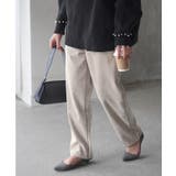 グレージュ | パンツ ワイド レディース | HUG.U