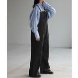 ブラック | サロペット コーデュロイ ベイカー | HUG.U