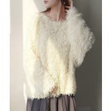 アイボリー | ニット シャギー レディース | HUG.U