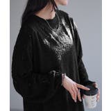 ブラック | Tシャツ ロンT シアー | HUG.U