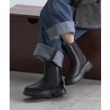 ブラック | ブーツ フロントジップ レディース | HUG.U