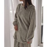 グレージュ | ルームウェア ボア もこもこ | HUG.U