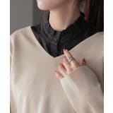 ブラック | つけ襟 レイヤード レディース | HUG.U