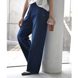 ユーズドネイビー | デニム パンツ UVカット | HUG.U