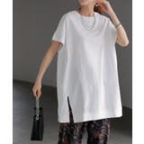 ホワイト | Tシャツ 綿100％ レディース | HUG.U