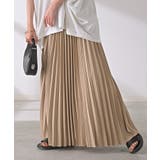 ラテベージュ | スカート プリーツ プリーツスカート | HUG.U