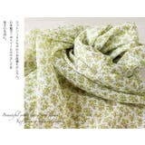 日本製 【 UVカット 】 ガーゼストール アンティーク 花柄 | タオル直販店ヒオリエ | 詳細画像9