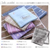 日本製 【速乾 薄手】 ガーゼタオル フェイスタオル ボーダー 4枚セット | タオル直販店ヒオリエ | 詳細画像2
