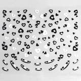 ネイルシール ブラックアートハート | ピアス専門店HOMESLICEPRODUCTIONS | 詳細画像1