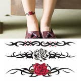 タトゥーシールトライバルローズ 【Halloween ハロウィン | ピアス専門店HOMESLICEPRODUCTIONS | 詳細画像1 