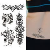 タトゥーシールトライバルタイガー 【Halloween ハロウィン | ピアス専門店HOMESLICEPRODUCTIONS | 詳細画像1 