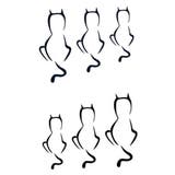 タトゥーシール 2枚セット ラインキャット | ピアス専門店HOMESLICEPRODUCTIONS | 詳細画像1