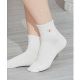 オフ／ぺろり | 靴下 ソックス ガーリー | Honeys