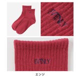 靴下 ショート丈 刺繍 | Honeys | 詳細画像14