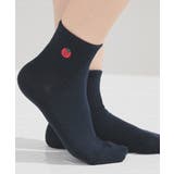 コン／ミニトマト | 靴下 ソックス ショート丈 | Honeys