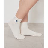 シロ／青オニ | 靴下 ソックス ショート丈 | Honeys