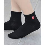 クロ／だるま | 靴下 ソックス ショート丈 | Honeys