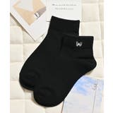 クロ×蝶 | 靴下 ソックス ショート丈ソックス | Honeys