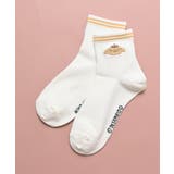ポムポムプリン | 靴下 ソックス クルー丈 | Honeys